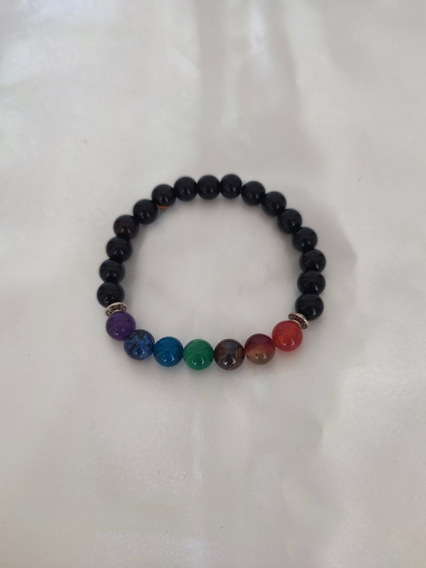 Pulseira dos 7 Chakras com Ónix