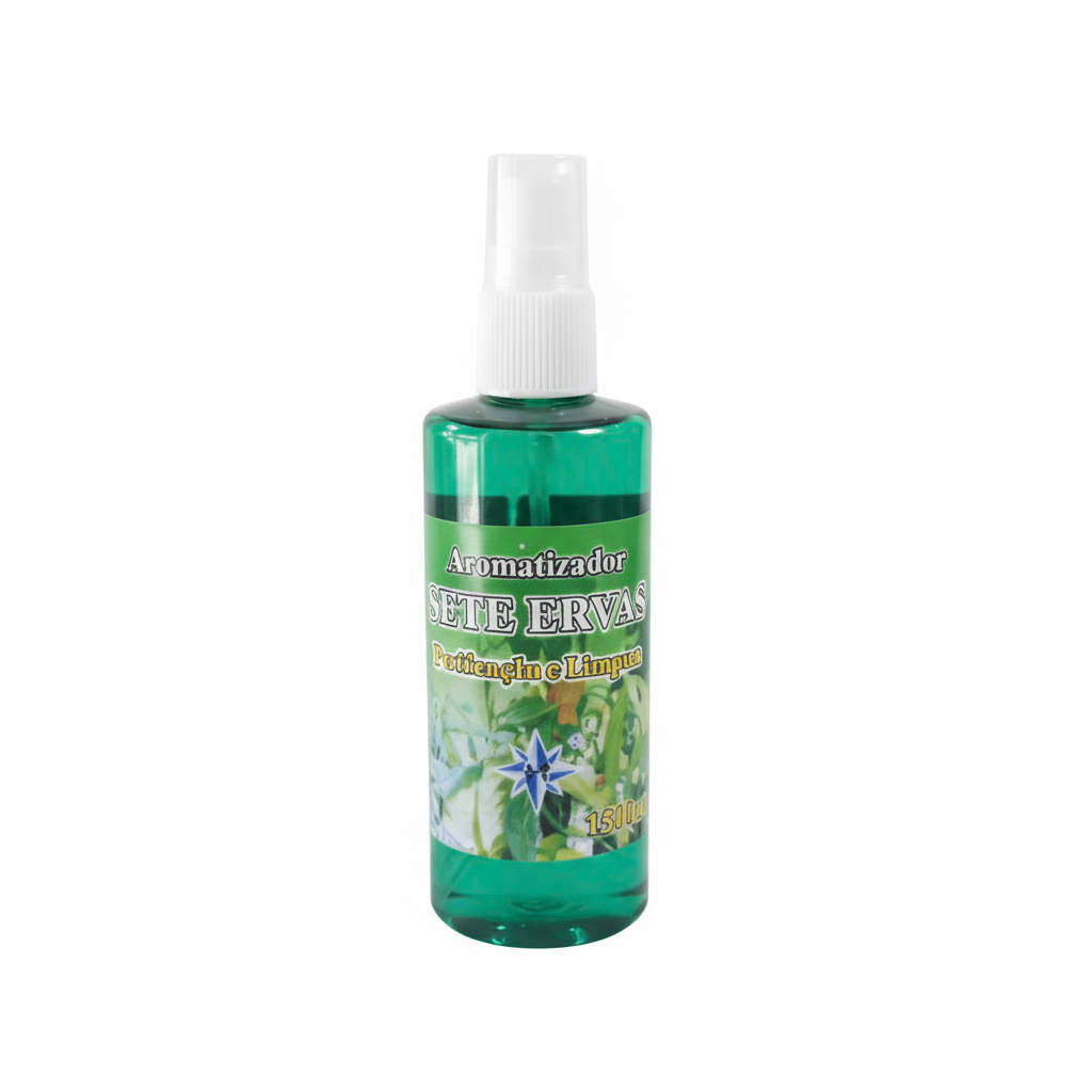 Spray Sete Ervas com fundo branco