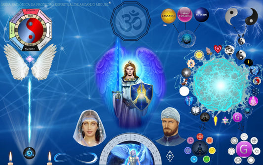Mesa Radiónica da Proteção Espiritual do Arcanjo Miguel | O Tarot da Glória