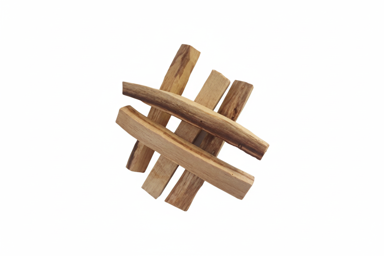 Palo Santo em fundo branco