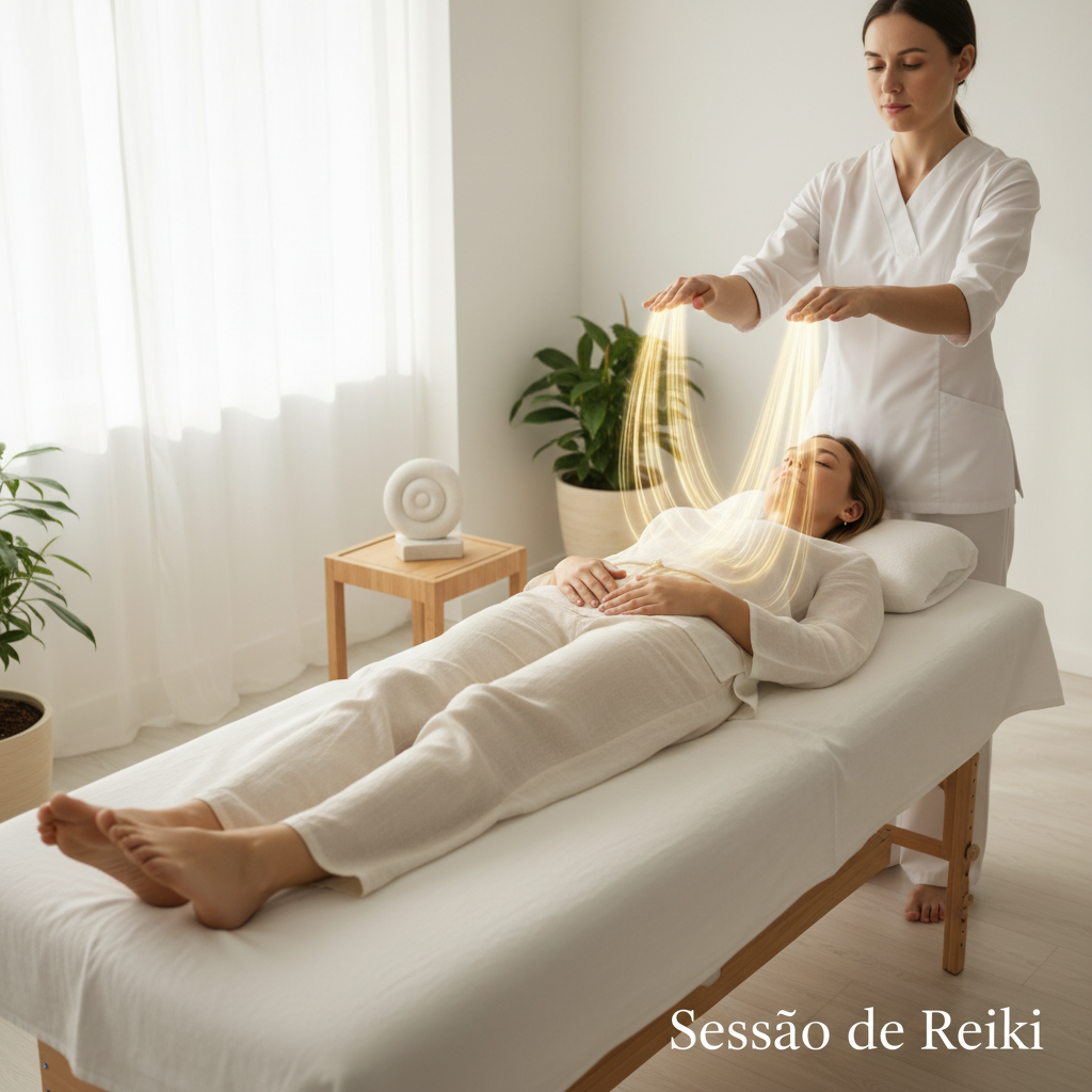 Sessão de Reiki